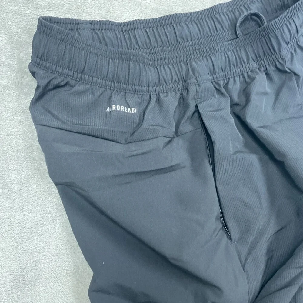 Adidas AEROREADY Elastic Waist Track Pants Black Size M a1061 - Picture 4 of 7